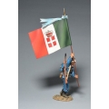 PGIT6009B Italian Bersaglieri Flagbearer (Blue) 
